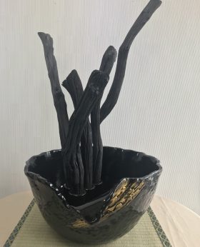 動きのある長尺炭は稀少です